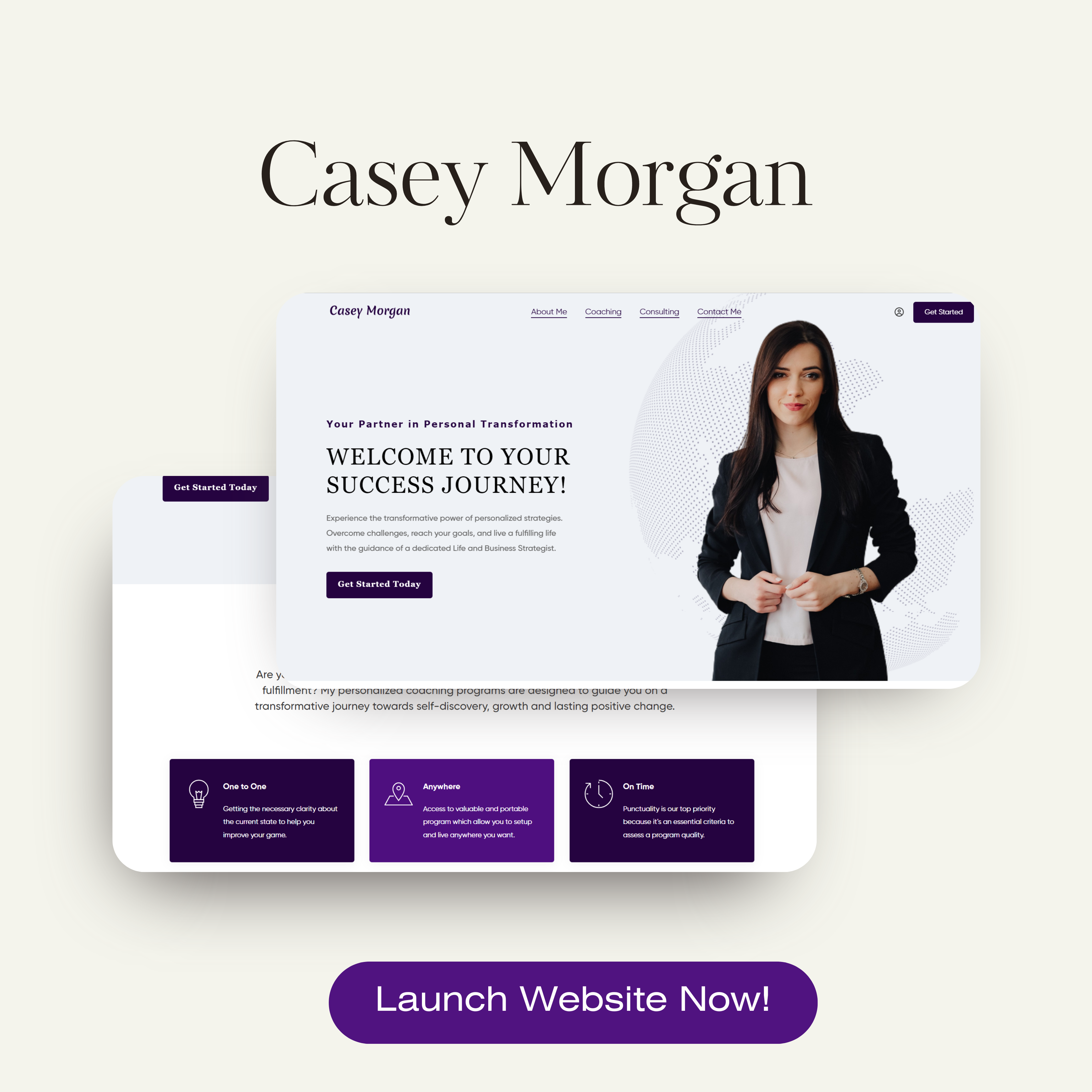 coaching industry design portfolio