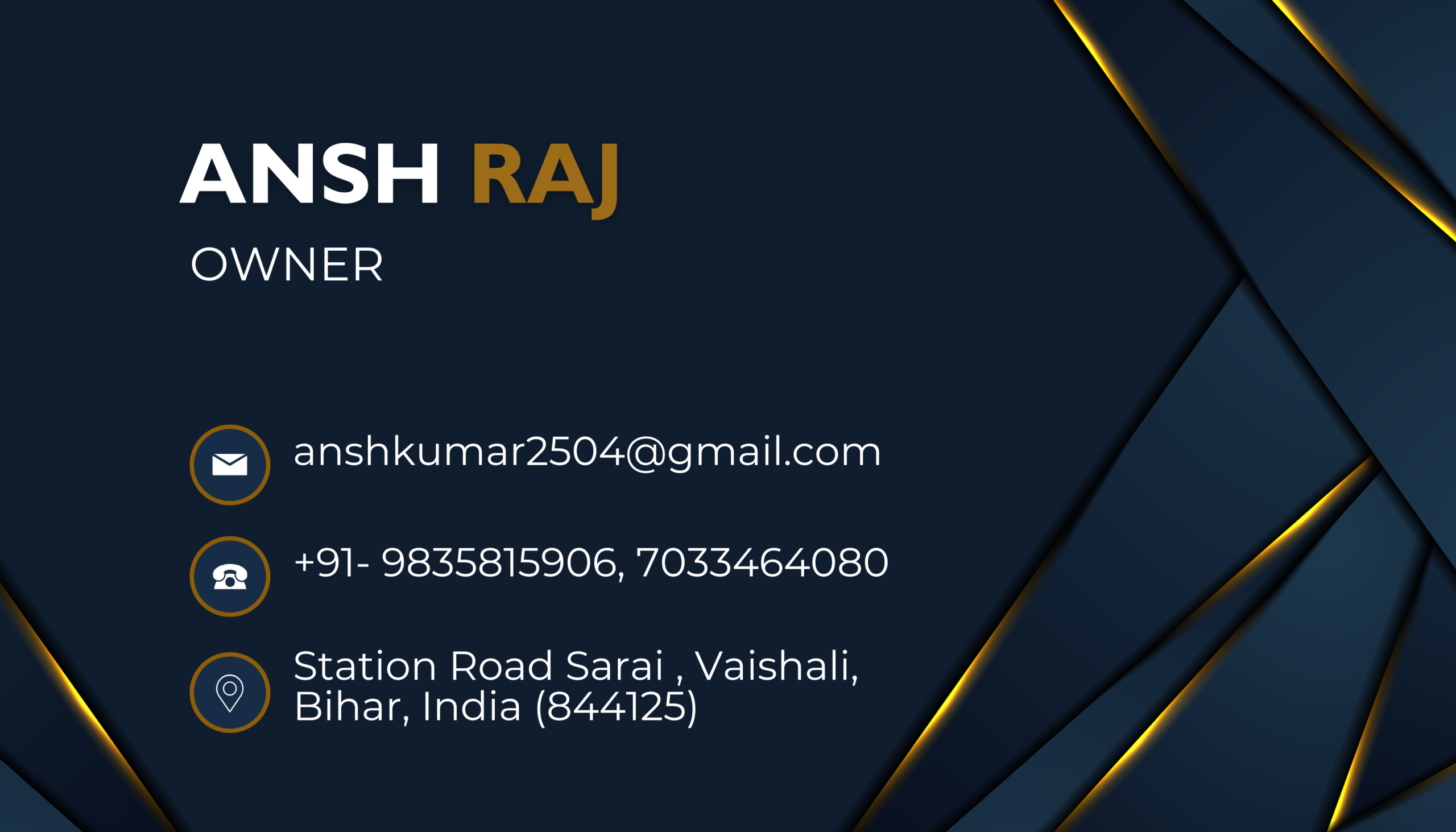 business card
